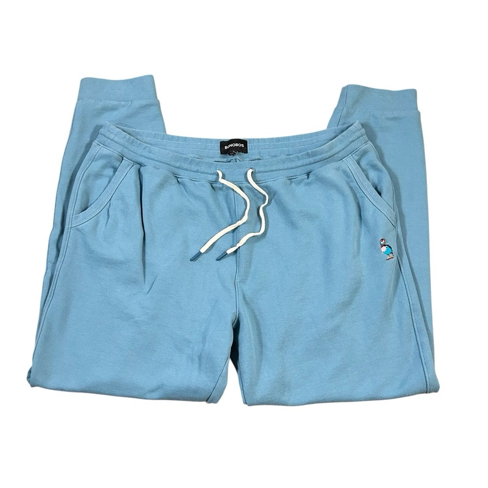 Bonobos Men's 2XL Blue‎ Loose Fit Pull on Sweatpants Pockets Lounge Cozy